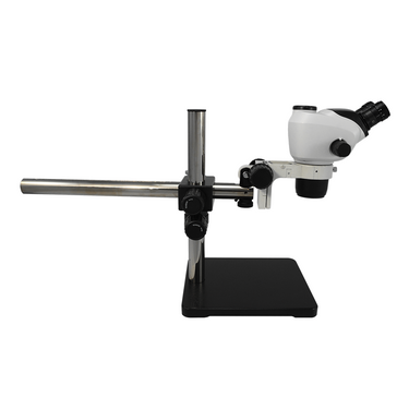 6.6X-51X WF Binocular Zoom Stereo Microscope + Boom Cross Arm Stand 76mm E-Arm