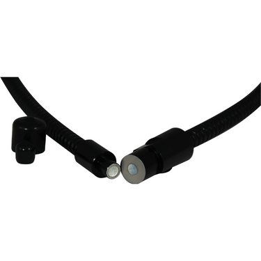 Gooseneck Light Guide Cable for Microscope Fiber Optic Illuminator, Length 1000mm, Output Diameter 6mm, Input Diameter 6mm