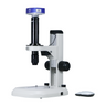 0.7-4.5X 8 Megapixels CMOS Track Stand LED Dual Illuminated Light  Video Zoom Microscope, SKU MZ02120212, three quarter front view
