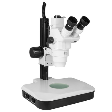 6.7-45X Track Stand HF Dual Illuminated Light Trinocular Zoom Stereo Microscope SZ02020032