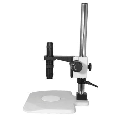 0.35X-2.25X Industrial Inspection Video Zoom Microscope, Post Stand