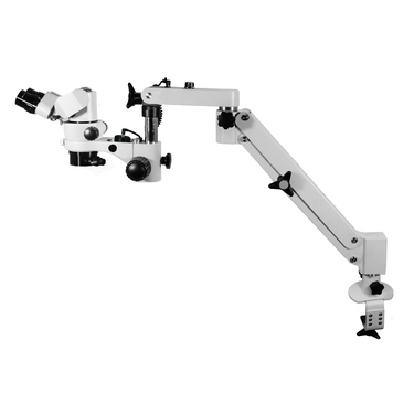 3.44X/6.25X/10.94X/18.75X/34.38X LED Light LED Coaxial Reflection Light Pneumatic Arm Binocular Parallel Multiple Power Operation Stereo Microscope SM51030121