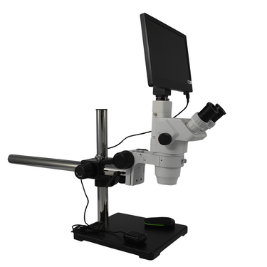 15.7-105.3X 2.0 Megapixels CMOS Boom Stand Trinocular Zoom Stereo Microscope SZ02020435