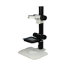 Microscope Track Stand, 76mm Coarse Focus Rack with Coarse Focus XY Stage, SKU ST02113012, three quarter front view