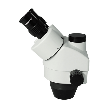 7-45X Zoom Stereo Microscope Head, Trinocular, Field of View 20mm Working Distance 100mm SZ19011133