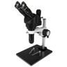 15X-100X Industrial Inspection Video Zoom Microscope, Trinocular, Post Stand, SKU MZ08500131, three quarter front view