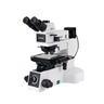 50-1000X LED Dual Illuminated Light XY Stage Travel Distance 105x105mm Trinocular Transmitted/Reflected Metallurgical Microscope, SKU MT05150313, three quarter front view