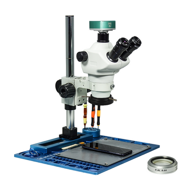 2.0 Megapixels 4-50X CMOS LED Light Post Stand Trinocular Zoom Stereo Microscope SZ02030272