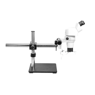 8-80X Boom Stand Fluorescence Light Binocular Parallel Zoom Stereo Microscope PZ02040443