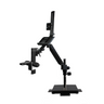 Microscope and Monitor Arm, Heavy Base Post Stand, 39mm Focus Rack, SKU ST02071821, three quarter front view