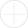 Microscope Eyepiece Reticle Cross Line Scale Dia. 27mm, SKU RT20102191, three quarter front view