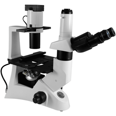 40X-400X Inverted Biological Compound Laboratory Microscope, Trinocular, Halogen Light, Mechanical Stage