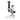 0.7-4.5X 5.0 Megapixels CMOS Track Stand LED Dual Illuminated Light  Video Zoom Microscope, SKU MZ02120214, three quarter front view