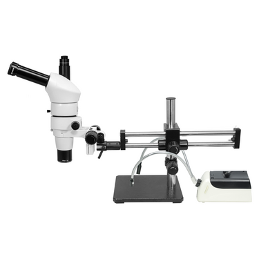 8-80X Halogen Light Dual Arm Stand Trinocular Parallel Zoom Stereo Microscope PZ02050133