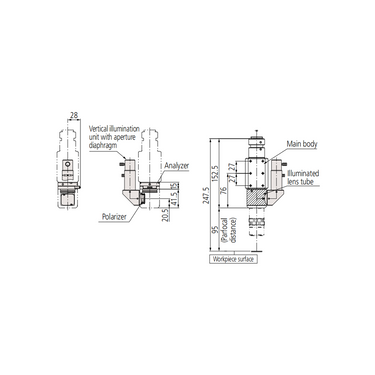Polarization Unit For VMU Mitutoyo-378-710