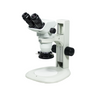 6.7-45X Track Stand Polarizing LED Light Binocular Zoom Stereo Microscope, SKU SZ02060027, three quarter front view