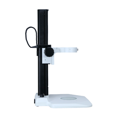 Microscope Track Stand, 76mm Coarse Focus Rack, LED Bottom Light Base (Dimmable)