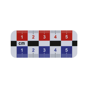 Low Gloss Double-Sided Scale Yes Double-Sided PVC Photography Scale with Red & Blue Grid (5cm) CT20051308
