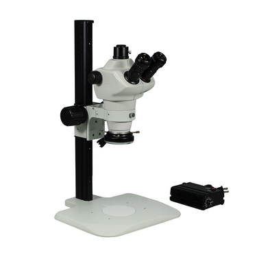 4-50X LED Light Track Stand Trinocular Zoom Stereo Microscope SZ02030151