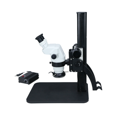 6.7-45X LED Light Curved Arm Stand Binocular Zoom Stereo Microscope SZ02020123
