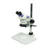 7-30X LED Light Post Stand Binocular Zoom Stereo Microscope, SKU SZ02080223, three quarter front view