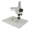 Microscope Post Stand, 76mm Coarse Focus Rack, Large Base, SKU ST05011301, three quarter front view