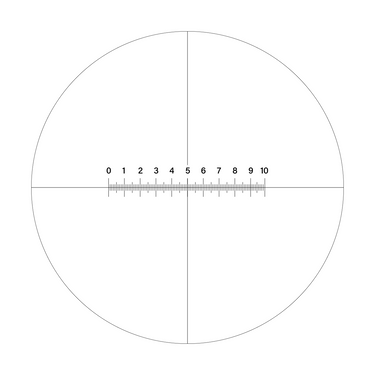 10mm/100 Div Eyepiece Field of View Dia. 20mm 10X Reticle Adjustable Eyepiece ( Dia. 30/FN20) BM05102241