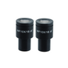 WF 10X Widefield Microscope Eyepieces, High Eyepoint, 23.2mm, FOV 18mm (Pair), SKU BM03012211, three quarter front view