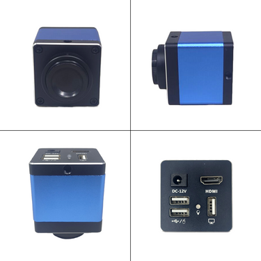 5MP HDMI / USB 2.0 CMOS Color Microscope Camera