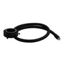Microscope Fiber Optic Ring Light Guide Cable Diameter 51mm, Length 1000mm, SKU ML26912102, three quarter front view