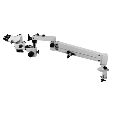 3.44X/6.25X/10.94X/18.75X/34.38X LED Light LED Coaxial Reflection Light Pneumatic Arm Binocular Parallel Multiple Power Operation Stereo Microscope SM51030121