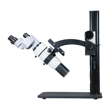 5-50X Curved Arm Stand Trinocular Parallel Zoom Stereo Microscope PZ02020171