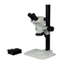 4-50X LED Light Track Stand Binocular Zoom Stereo Microscope, SKU SZ02030141, three quarter front view