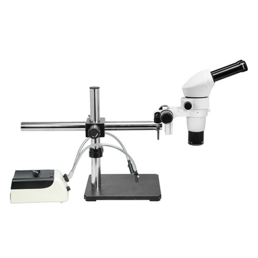8-80X Halogen Light Boom Stand Binocular Parallel Zoom Stereo Microscope PZ02040427
