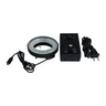 64 LED Microscope Ring Light Diameter 61mm 4W, Black, SKU ML23241222, three quarter front view
