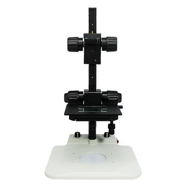 Microscope Track Stand, 39mm Coarse Focus Rack, Fine Focus XY Stage, LED Light Base