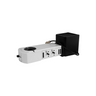 50W Halogen Brightfield Microscope Vertical Episcopic Illuminator, SKU PL04056101, three quarter front view