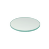  Dia. 60x4mm 60x4mm Matte Glass Plate, SKU SA12141104, three quarter front view