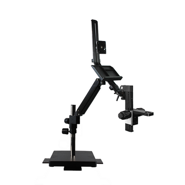 Microscope and Monitor Arm, Heavy Base Post Stand, 39mm Focus Rack