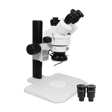 7-90X LED Light Track Stand Trinocular Zoom Stereo Microscope SZ02010034