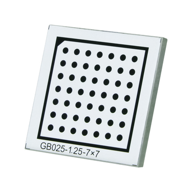 Manufacturing Precision ±10μm Acrylic Dot Calibration Target compatible with Halcon (25x25mm 7x7) CT20010501