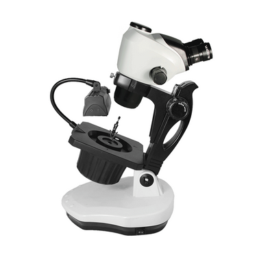 6.5-53X FH Dual Illuminated Light Jewelry Stand Binocular Zoom Darkfield Jewelry Microscope JM02010101