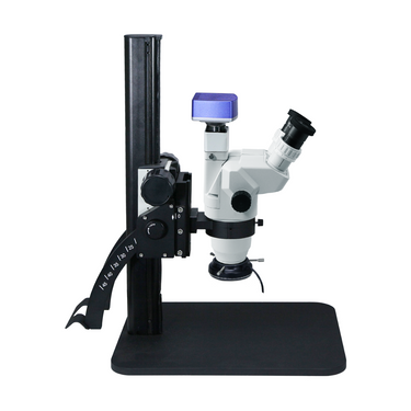 6.7-45X 8 Megapixels CMOS LED Light Curved Arm Stand Trinocular Zoom Stereo Microscope SZ02020134
