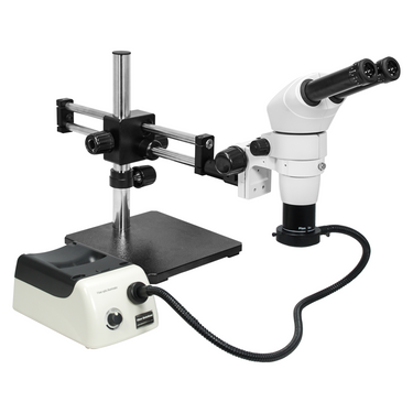 8-80X Halogen Light Dual Arm Stand Binocular Parallel Zoom Stereo Microscope PZ02050124