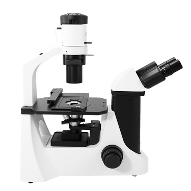 100X-400X Inverted Biological Compound Laboratory Microscope, Binocular, Halogen Light, Phase Contrast Objective
