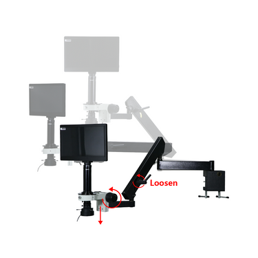 0.7-4.5X 2.0 Megapixels CMOS LED Light Flexible Arm Video Zoom Microscope MZ02120707
