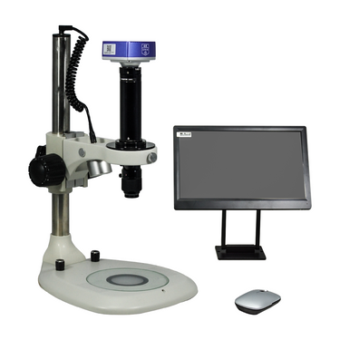 0.7-4.5X 8 Megapixels CMOS Post Stand LED Dual Illuminated Light  Video Zoom Microscope MZ02120112