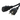 Power Cord IEC-320-C13 to NEMA 5-15-P USA 3 Pin Plug, 1.8m (6 ft), SKU EC02051201, three quarter front view