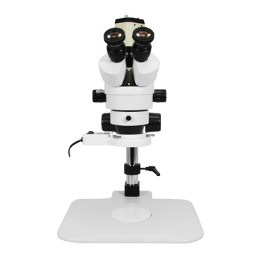2.0 Megapixels 7-45X CMOS Post Stand Fluorescence Light Trinocular Zoom Stereo Microscope SZ02010236