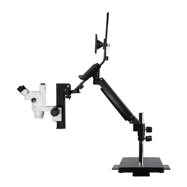 6.7-45X Pneumatic Arm Trinocular Zoom Stereo Microscope SZ02020736